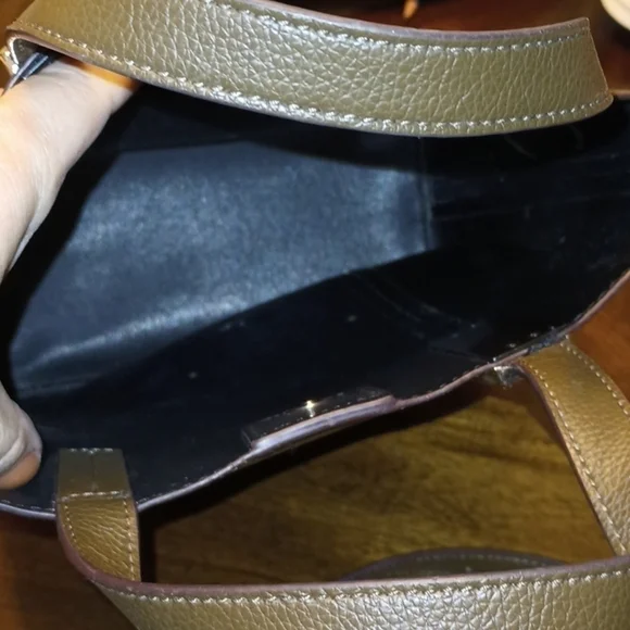 DKNY olive green convertible bag - Picture 6 of 11